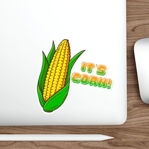 Het is Maïs! Gestanste sticker