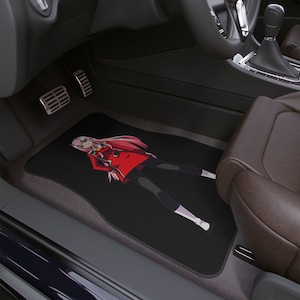 Anime Devil Girl Waifu Car Floor Mat 1 PC