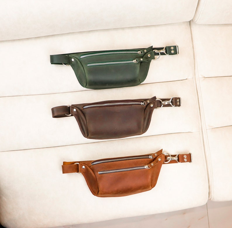 Women Fanny Pack Belt Bag Leather Fanny Pack Minimalist Etsy