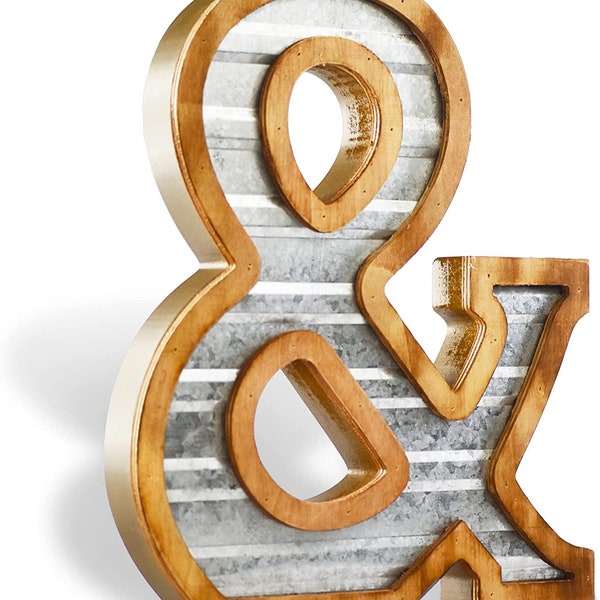 Rustic Letter Wall Decor Etsy