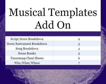 Musical Templates Add On
