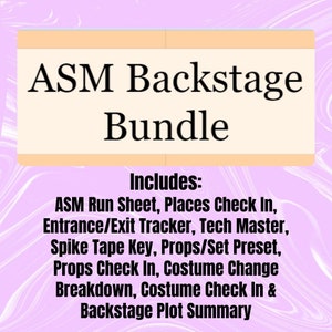 Paket! – ASM och bakom scenen