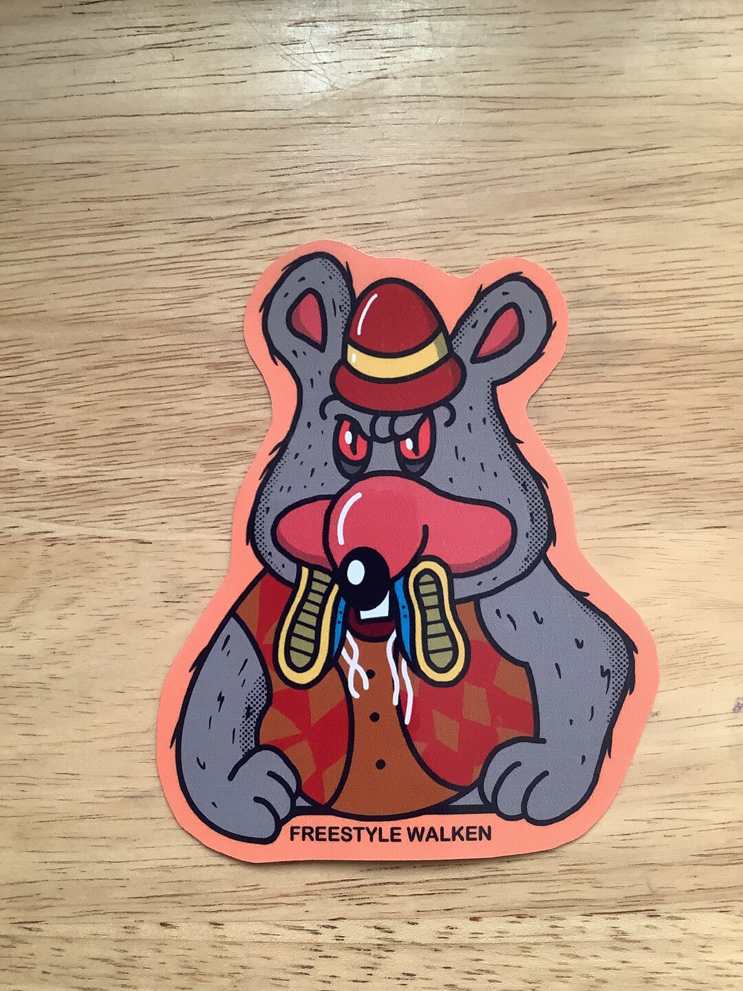 Chuck E. Cheese Evil Sticker Etsy