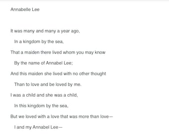 Annabelle Lee  PDF