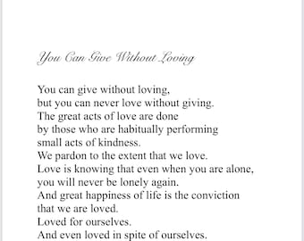 You Can Give Without Loving PDF Download