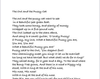 The Owl and the Pussy-Cat PDF Download