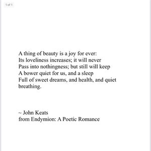 A Thing of Beauty PDF Download