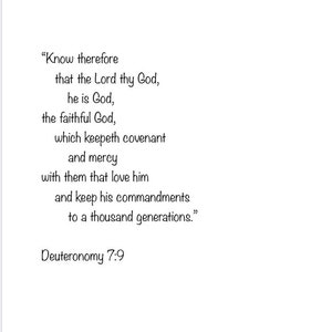Deuteronomy 7:9 PDF Download