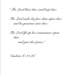 The Lord Bless Thee PDF Download