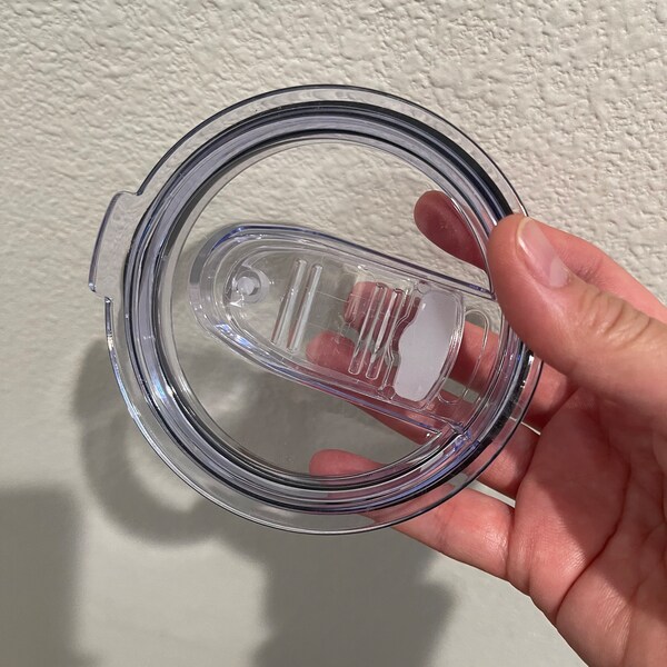 40oz glass tumbler plastic lid for 40oz glass can and 32oz glass cup pp lids replacement for bamboo lids (LID ONLY! Glass cup not included)