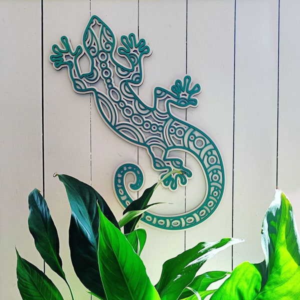 Gecko Wall Art Etsy Australia