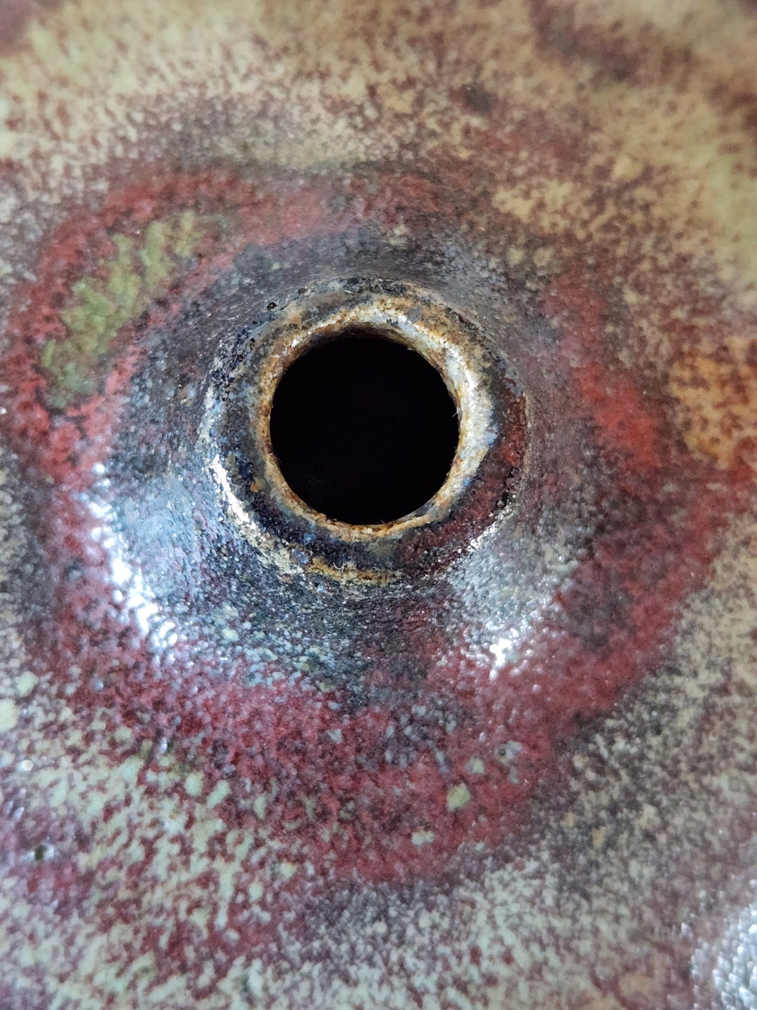 Signed EK 1967 Studio Pottery Low Vase Etsy