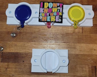 3D Printed Badge Reel Topper Tool, Perfect Alignment and Easy Gluing
