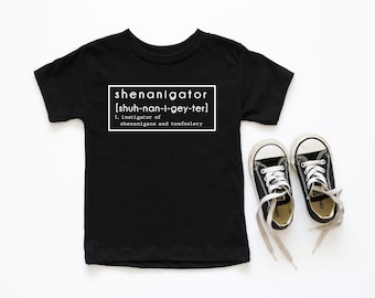 Camisa Shenanigator para niños pequeños, camisa para jóvenes, camiseta para niños pequeños