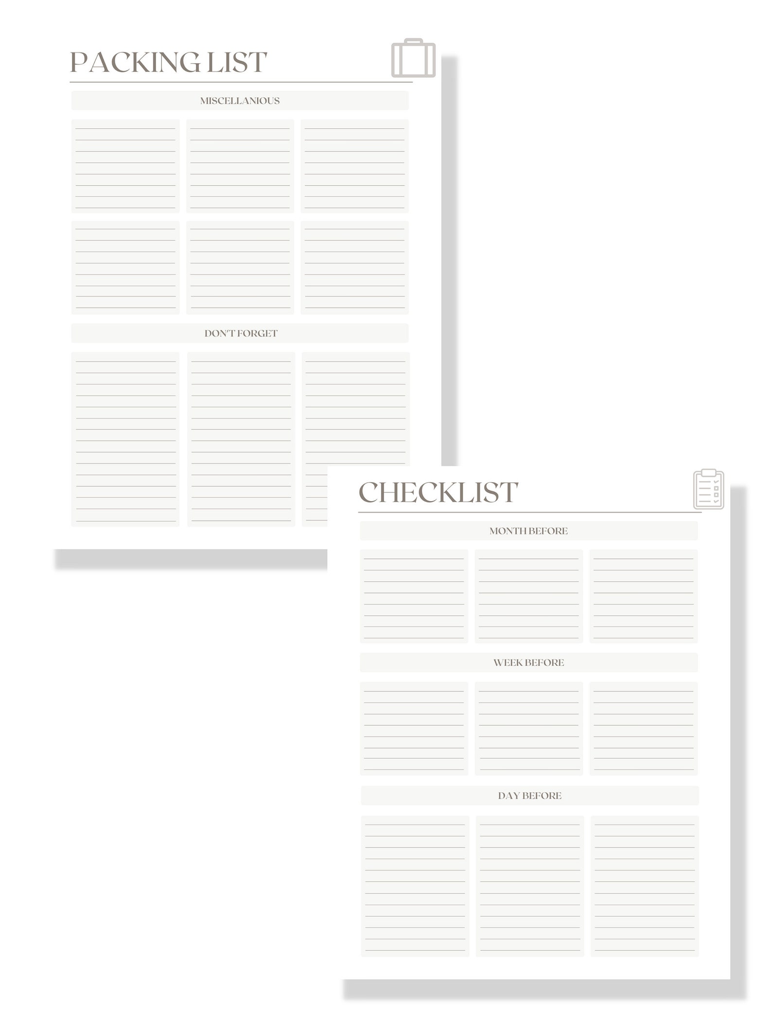 Complete Printable Domestic Travel Planner Travel Itinerary Organizer Vacation Planner Vacation