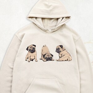 Pug hoodies for adults 2025
