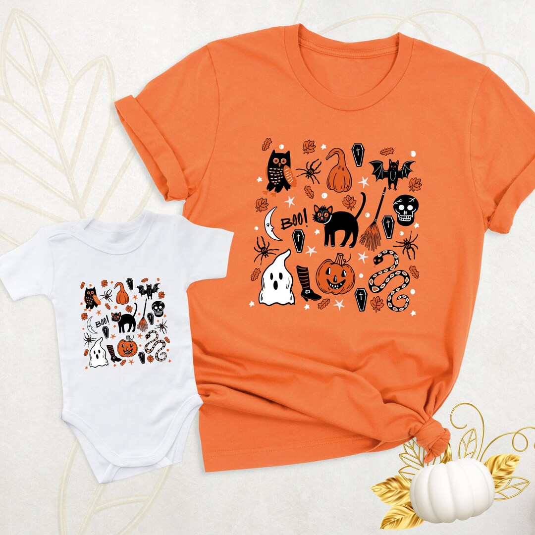 Halloween Shirt Mommy and Me Halloween Mama and Mini Matching Etsy