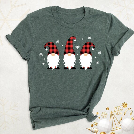 Christmas Gnomes Shirt Gnomes Shirt Happy Christmas Gnomes - Etsy