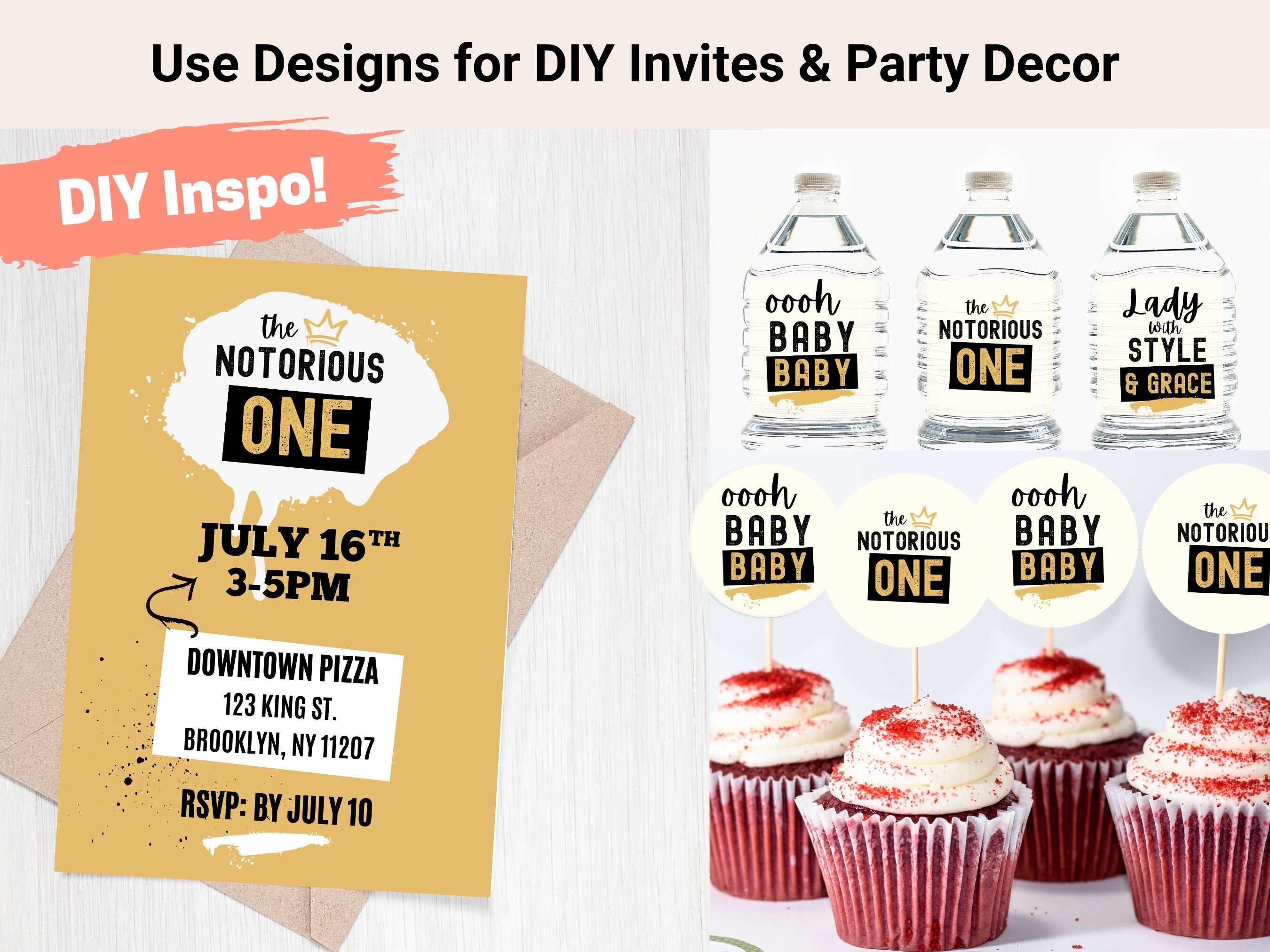 Notorious One Birthday Decorations 89 - z2mcwbd