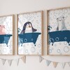 Sisters Bathroom Art Girls Bathroom Decor Pink Wall Art Mermaid ...