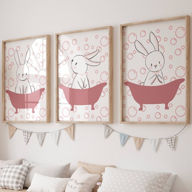 Girls Bathroom Decor - Etsy