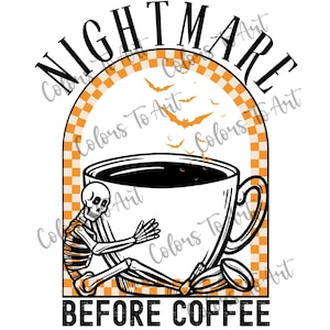 Halloween png Coffee Halloween Sublimation Design Spooky Season coffee png mug png Trending png skeleton Coffee Cup png retro coffee png