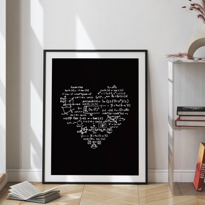 Math Classroom Poster High School Math Decor Math Classroom Decor High School math poster Math Decor Printable Wall Art black and white art