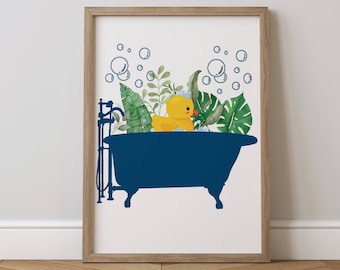 Kids Bathroom Decor, Kids Bathroom Wall Decor, Gender neutral bathroom decor, Ducks Bathroom, Bathroom Decor, Toddler Bathroom Decor, gift
