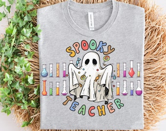 Profesor de ciencias halloween png, sublimación de ciencias png, camisa de profesor de ciencias png, profesor espeluznante png, ideas de regalos para profesores, química png