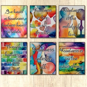 Pride Month Printable Posters Pride Month Bulletin Board Display Pride Month Decor LGBT Posters kindness posters  Classroom Display Door