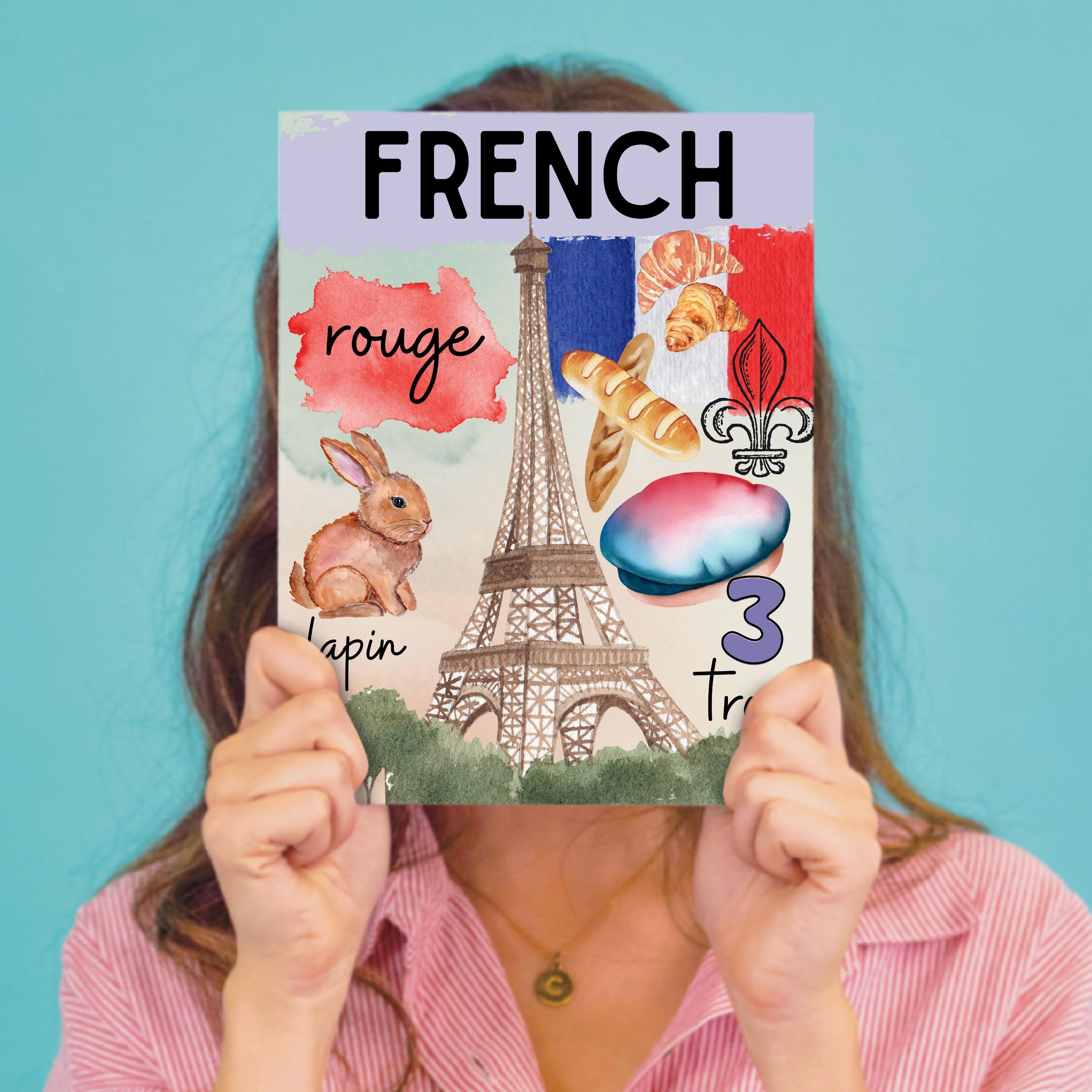 Frans onderwerp bindmiddelomslag afdrukbaar Terug naar school leraar  bindmiddelomslag basisschool middelbare school middelbare school bindmiddel  rang 8 - Etsy België, image size:3000x3000