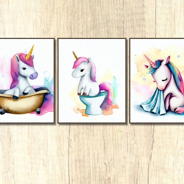 Unicorn Bathroom Etsy