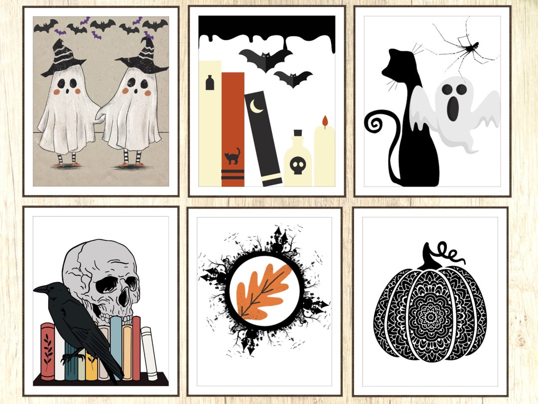 Autumn Gallery Wall Set of 6, Fall Print Set, Classroom Prints, Pumpkin ...