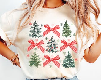 Coquette Christmas png Christmas Tree sublimation Coquette Bow Png Retro Holidays Girly Xmas Christmas Sublimation Teacher shirt png Retro