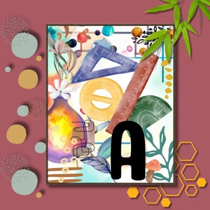 Math Class Gallery Wall Set High School Math Middle School Math ...