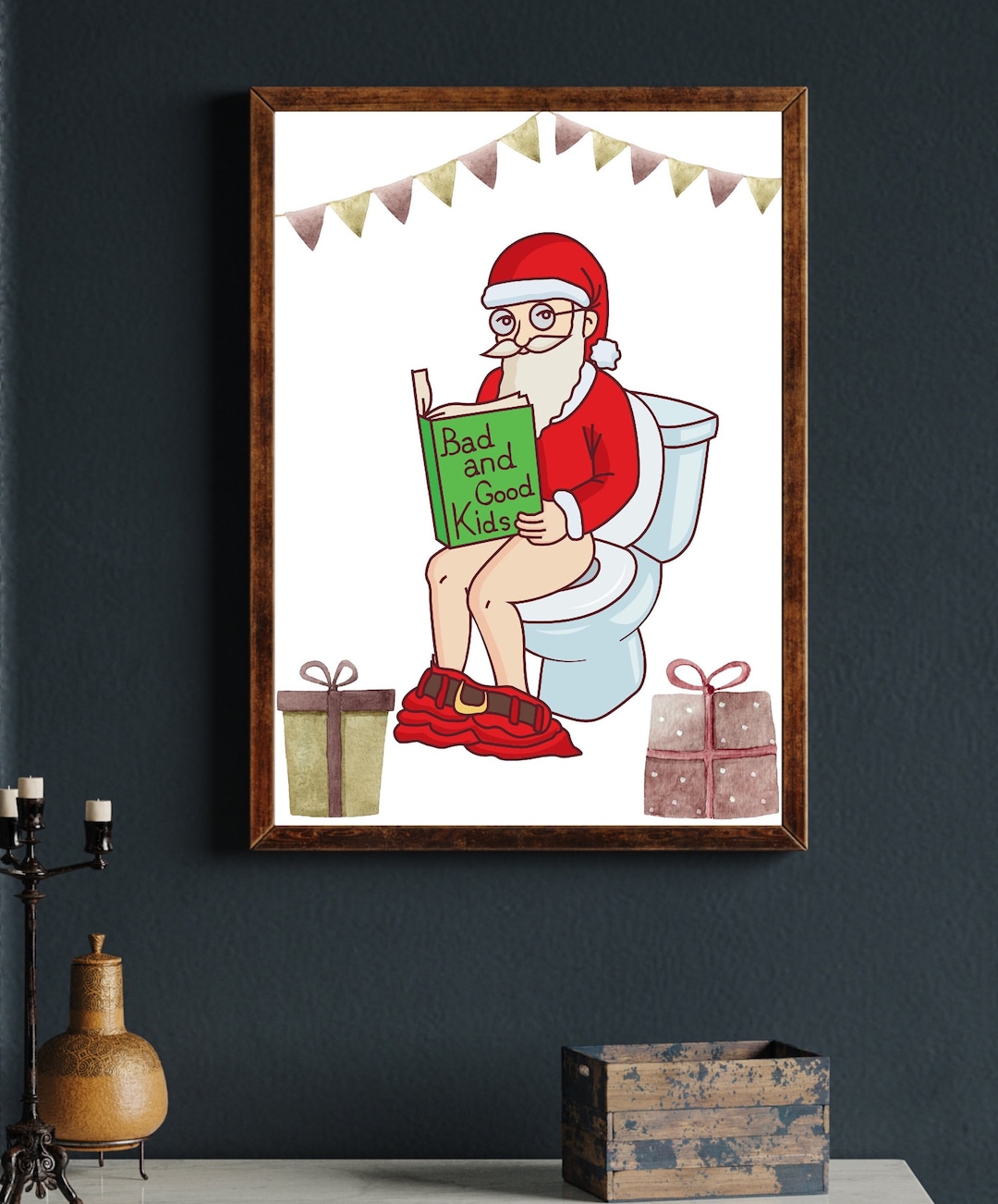 Christmas Wall Art, Kids Bathroom Wall Art, Kids Bathroom Art, Kids Bathroom Decor, Nursery ...