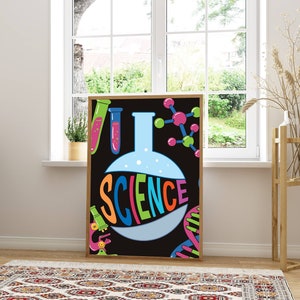Science Classroom Poster Elementary School Middle School Science Art ...