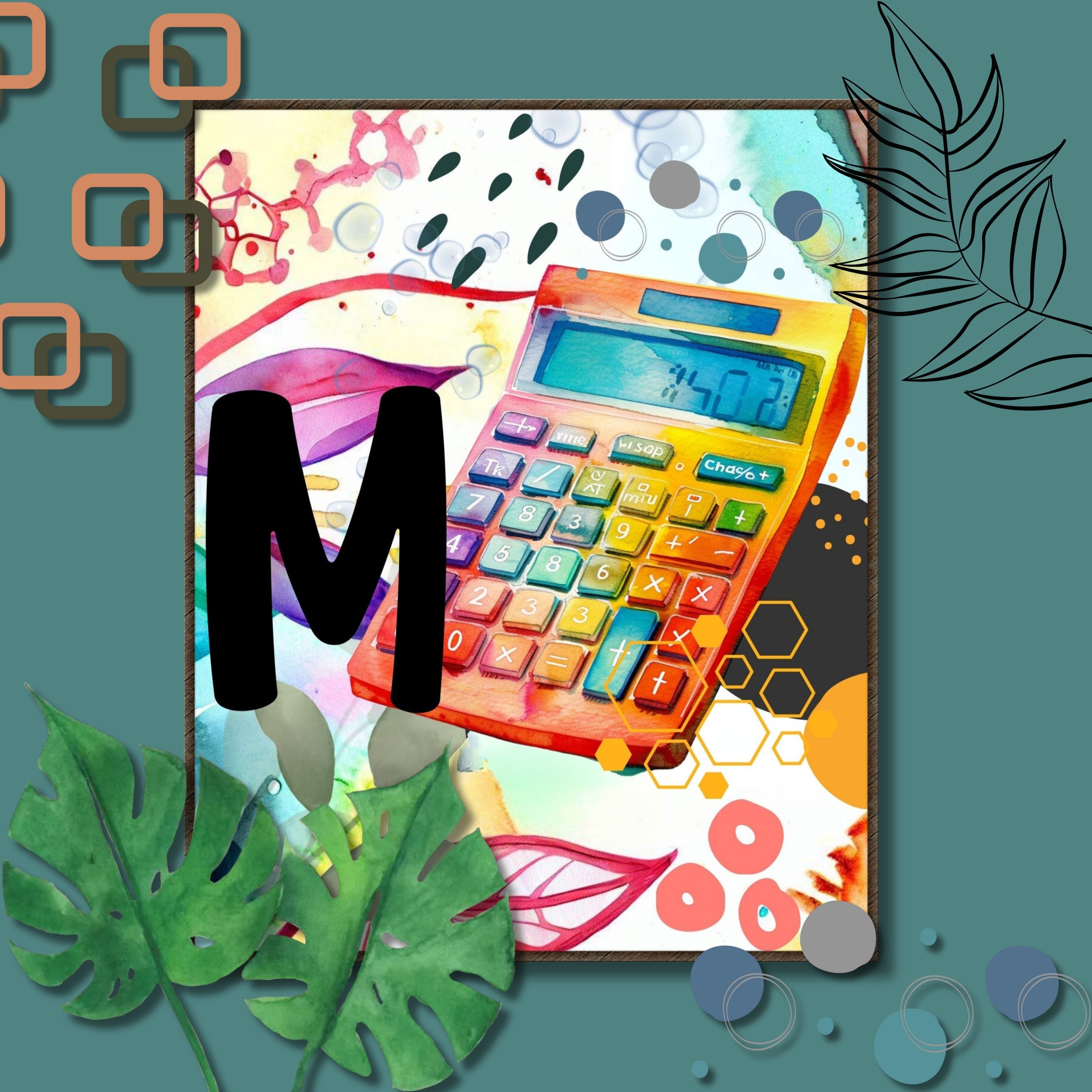 Math Class Gallery Wall Set High School Math Middle School Math ...
