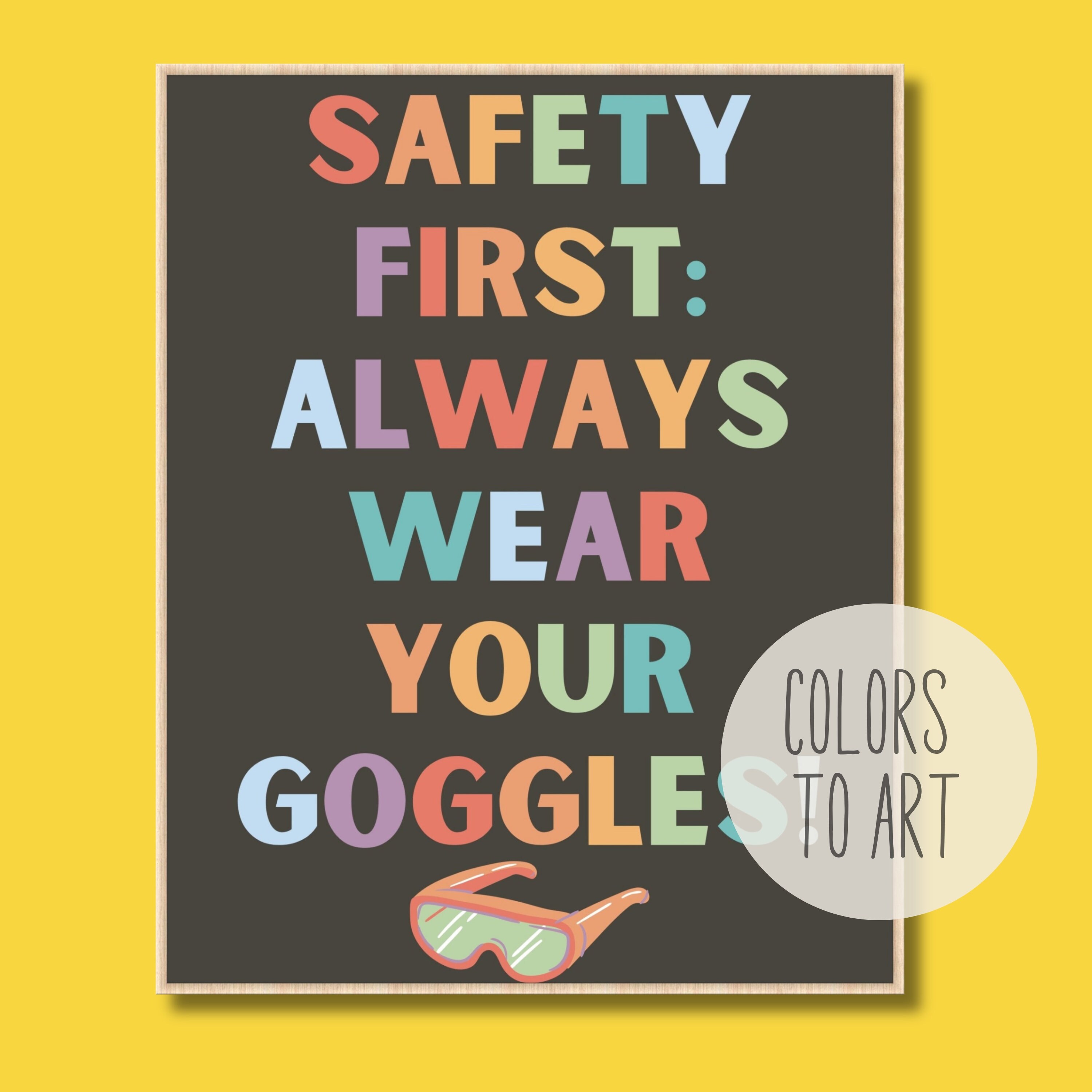 Lab Safety Poster Science Class Poster Science Lab Bulletin Board Kit ...