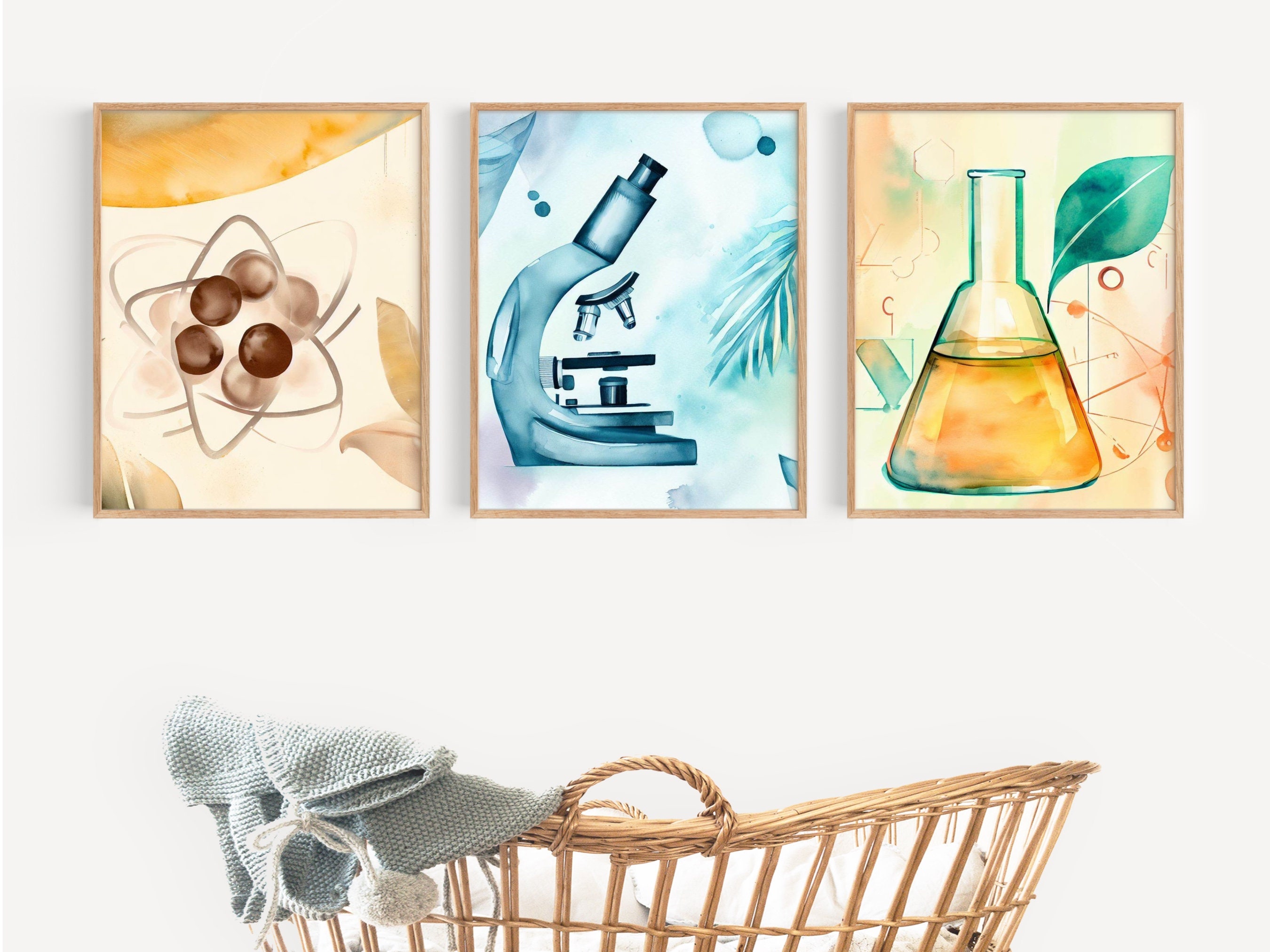 Science Prints Science Classroom Set, Science Poster, Science Art, Science Prints ...