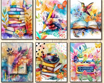 YA Lit Books Gallery Wall - Classroom Decor, Middle School, High School ...