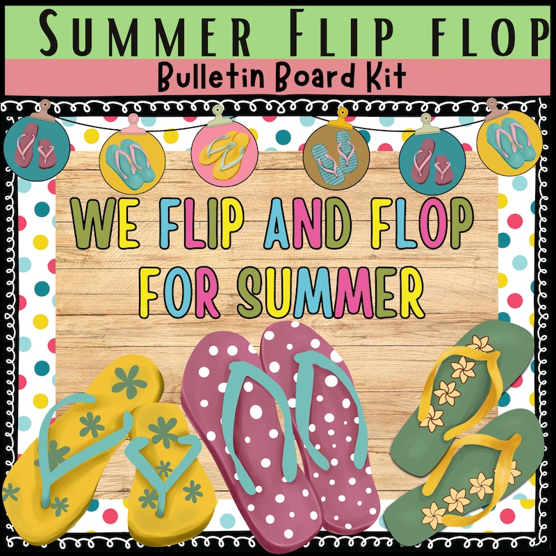 Flip Flop Bulletin Board - Etsy
