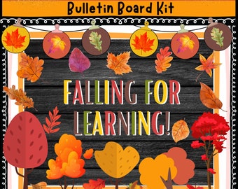 Bulletin Board Kit Tür Dekor für Klassenzimmer Herbst Bulletin Board Dekor Herbst Klassenzimmer Dekor Helle Herbstfarben