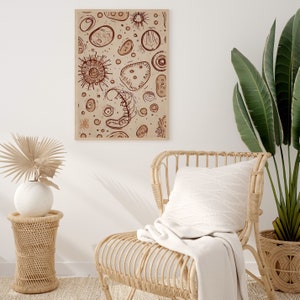 Science Wall Prints, Boho Watercolor Prints, Boho Classroom Wall Art ...