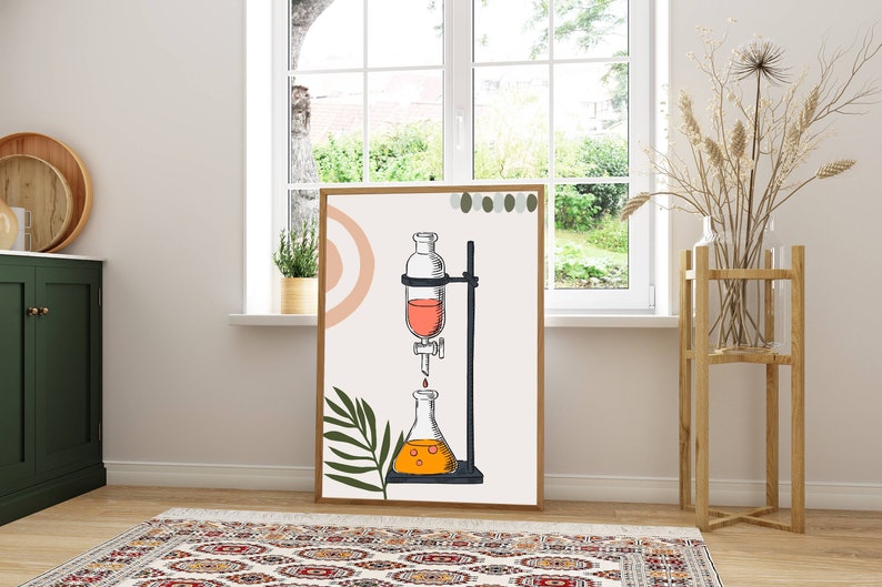 Science Class Decor Chemistry Classroom Wall Prints Laboratory Wall Art ...