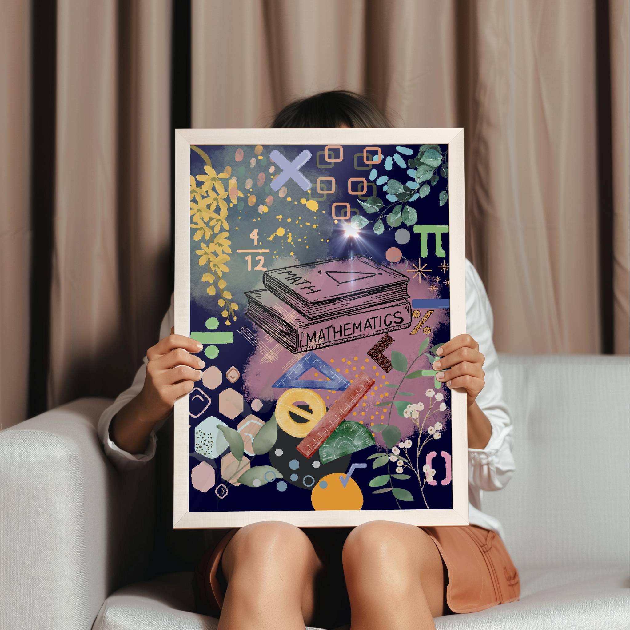 Math Classroom Poster Mathematics Wall Art Math Lover Gift Classroom ...