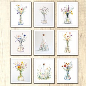 Science posters Science theme girls room print Women in science decor Girl nursery decor science theme scientist gift classroom decor floral