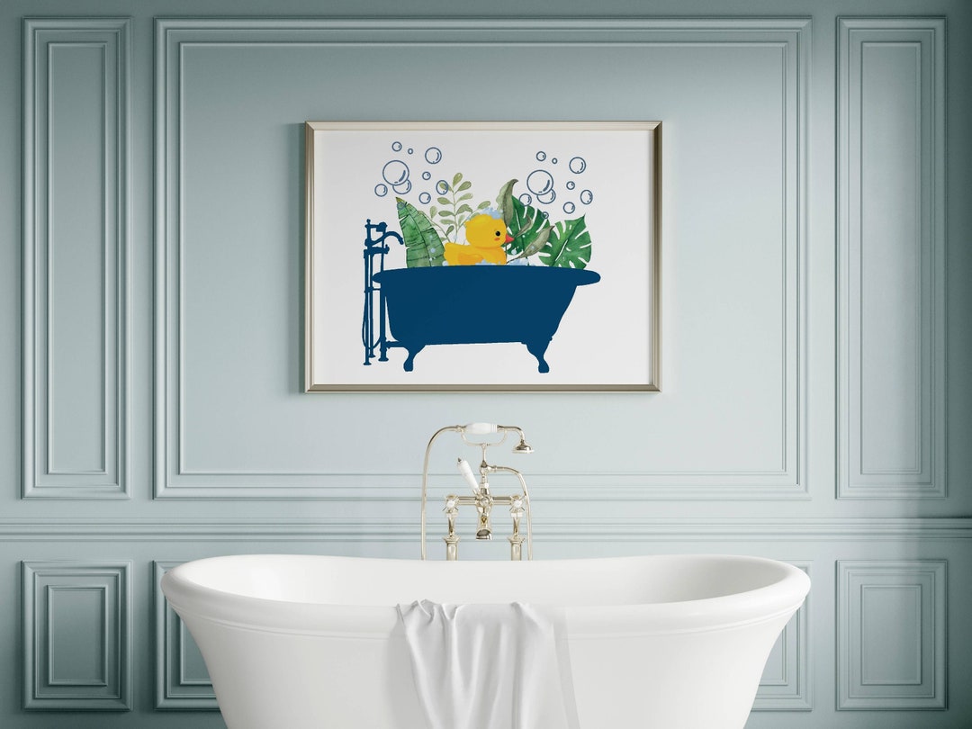 Bathroom Wall Art Landscape Print Boy Bathroom Wall Art Nursery Decor Girl Bathroom Wall Art ...