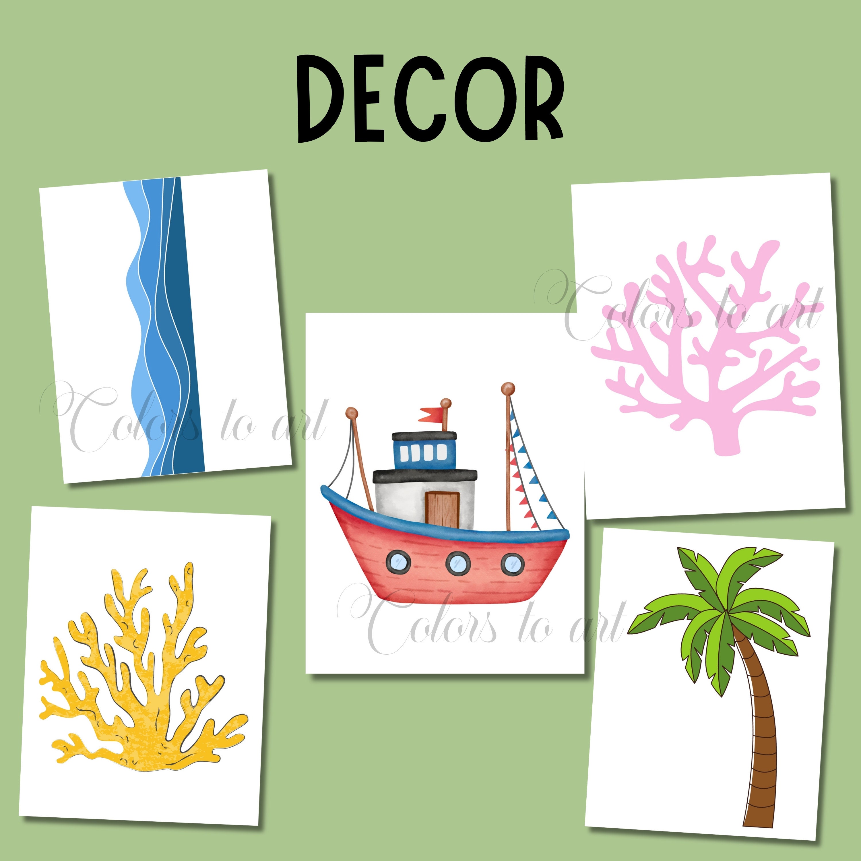 STEM Bulletin Board Kit Ocean Bulletin Board Under the Water Science ...