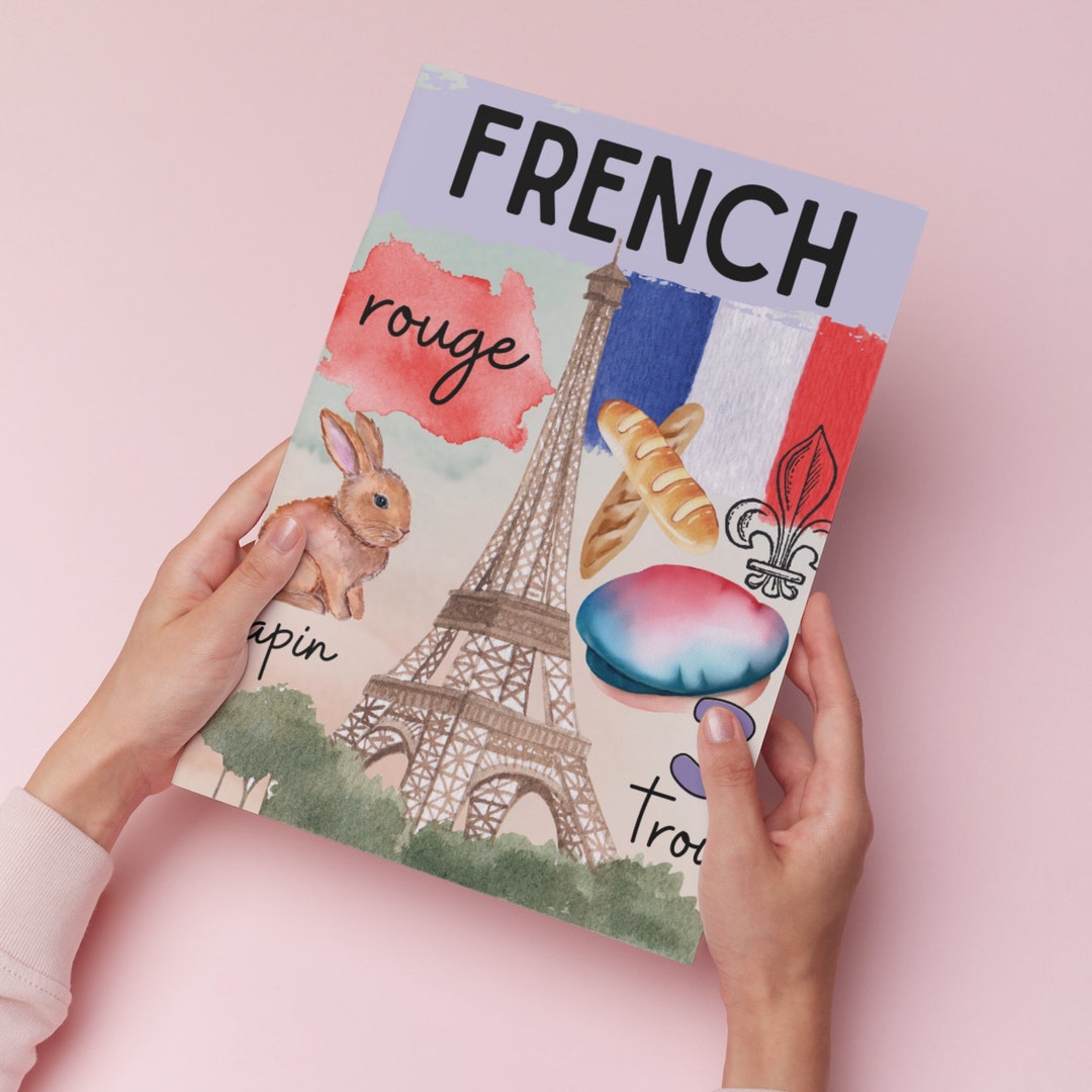 French School Subjects Binder Cover Printable Grade 6 Binder Etsy